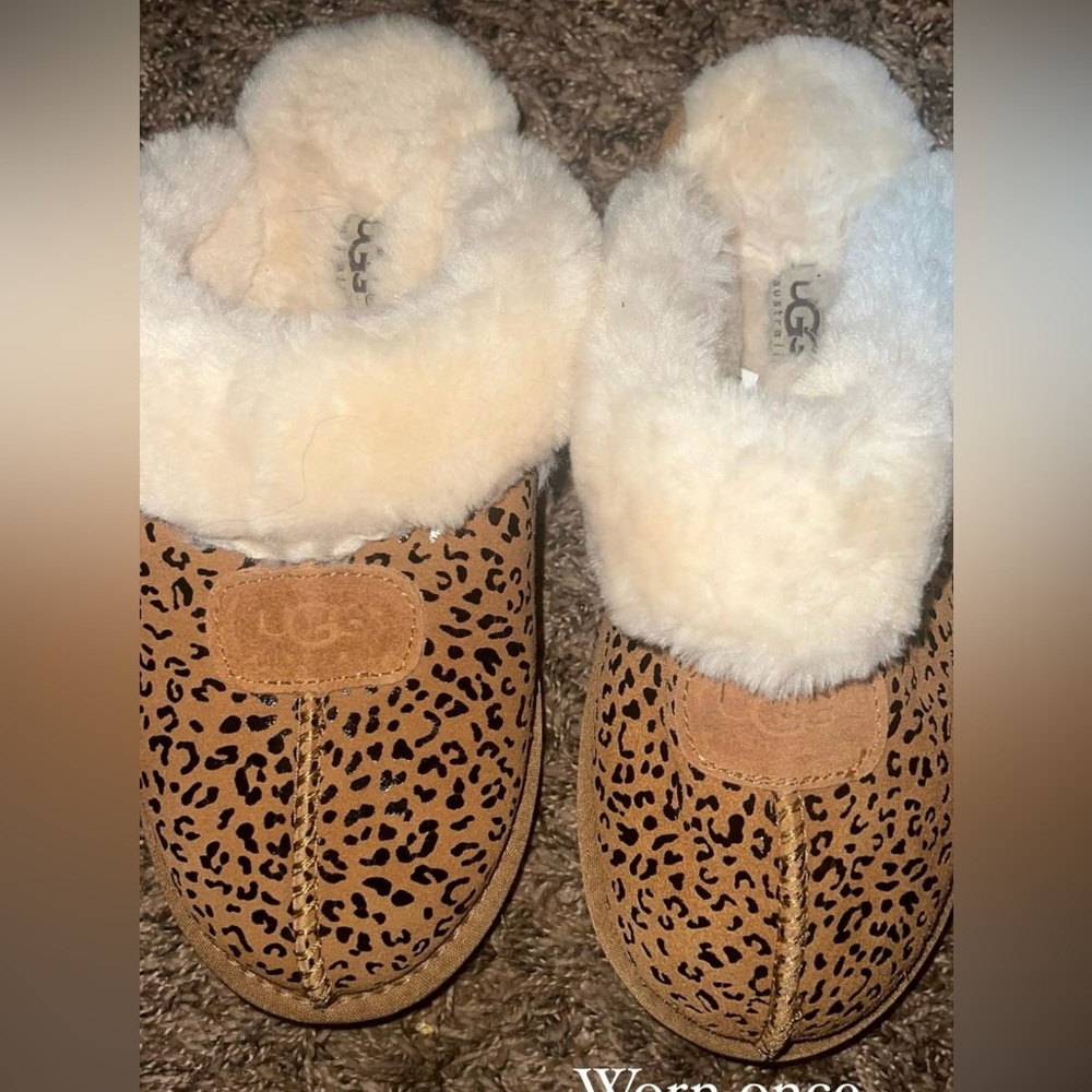 UGG cheetah slippers